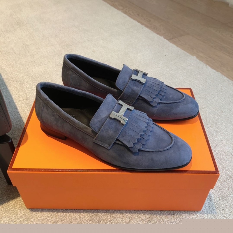 H**mes leather shoes